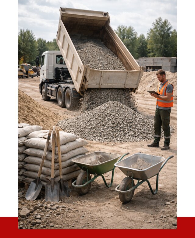 Доставка нерудных материалов в Медногорске от 1221 руб. | ПРОНЕРУДМдн