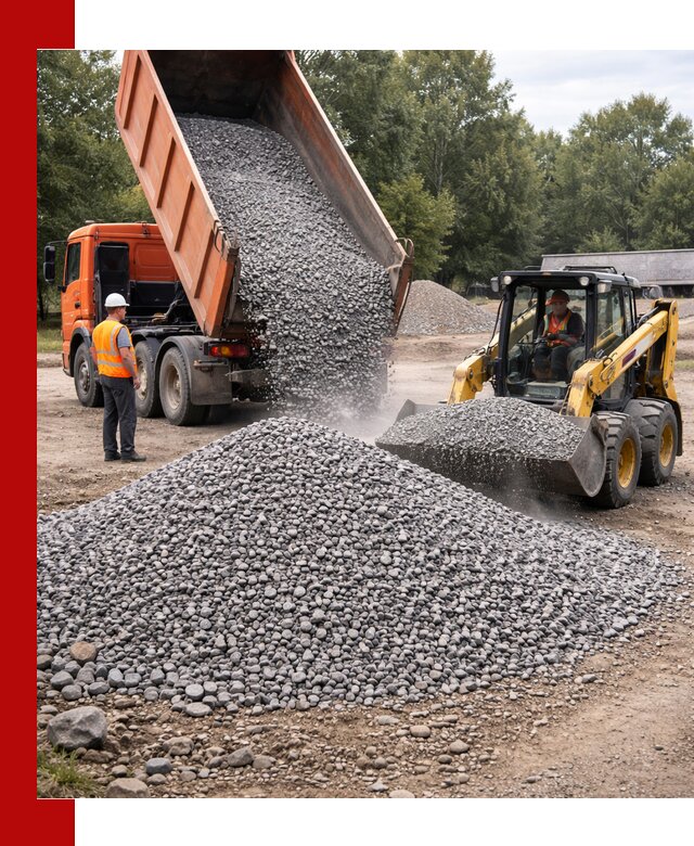 Купить гранитный щебень фракции 5–10 в Медногорске с доставкой