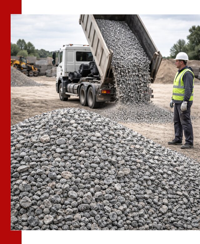 Доставка и продажа гранитного щебня фракции 5-20 в Медногорске