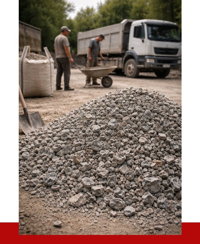 Гранитный щебень фракция 20-40 в Медногорске от 3255 руб. ПРОНЕРУДМдн