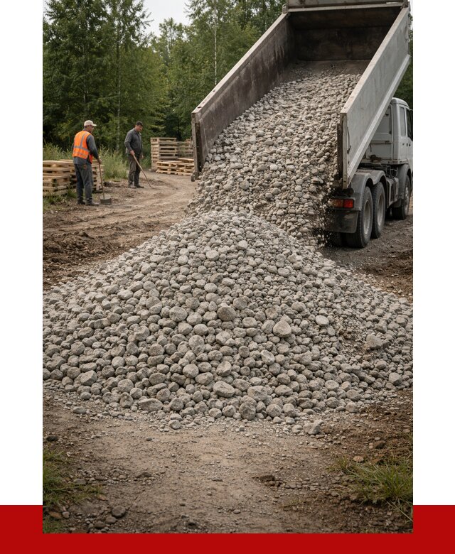 гравийный щебень фракция 70-120 в Медногорске от 2492 р. ПРОНЕРУДМдн