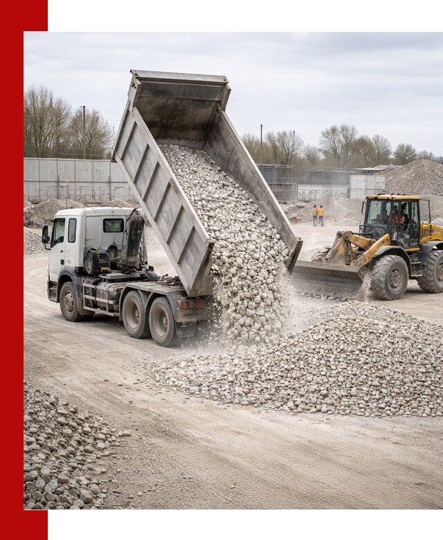 Доставка и продажа известнякового щебня в Медногорске