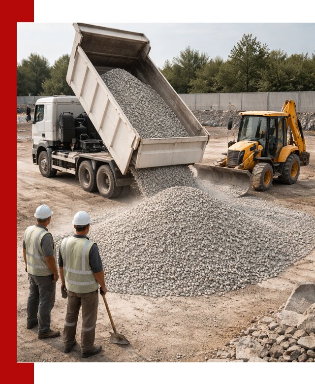 Купить известняковый щебень фракции 5–10 мм с доставкой в Медногорске