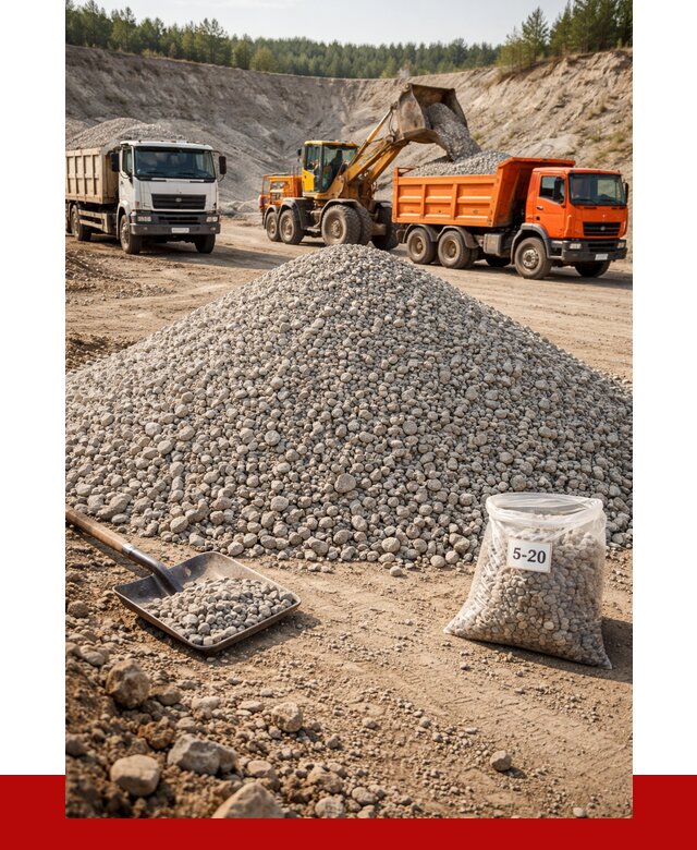 Доломитовый щебень фр. 5-20 в Медногорске от 4272 р. | ПРОНЕРУДМдн