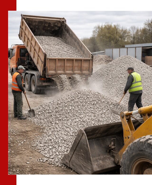 Доломитовый щебень фракции 5-20 с доставкой в Медногорске