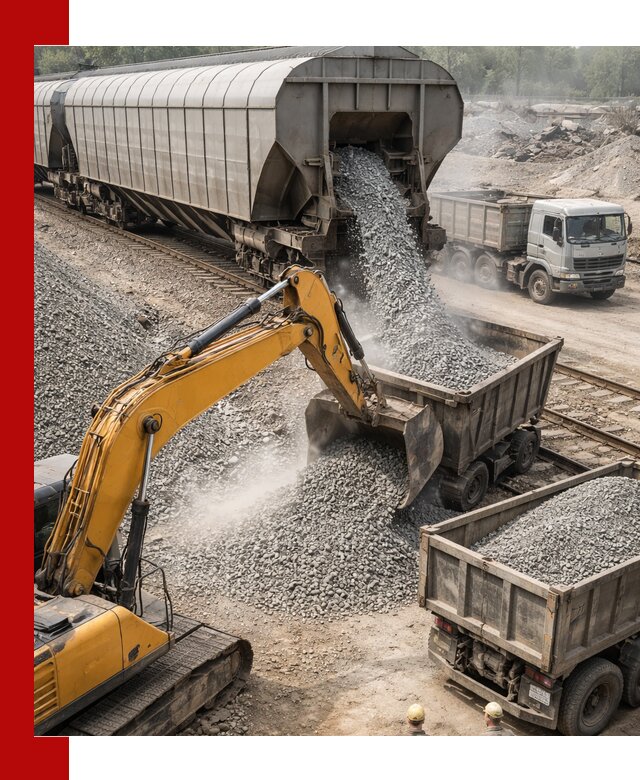 Доставка железнодорожного щебня в Медногорске крупными партиями быстрого отгруза