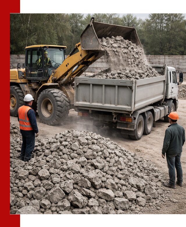 Вторичный щебень фракция 70–150 в Медногорске с доставкой