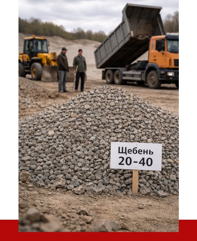 Бетонный щебень фракция 20-40 в Медногорске от 2492 р. | ПРОНЕРУДМдн