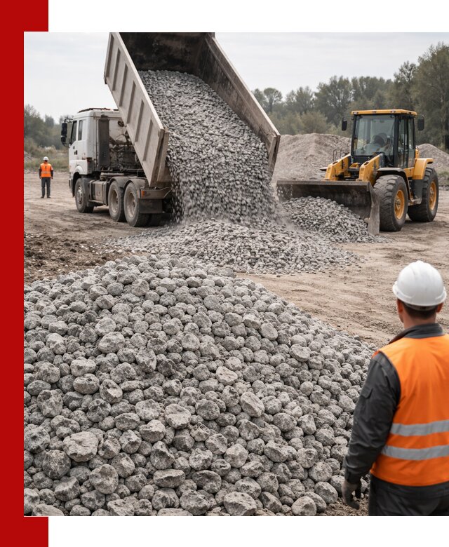 Доставка бетонного щебня фракции 20-40 в Медногорске