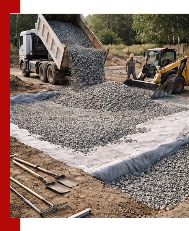 Щебень для фундамента с доставкой в Медногорске