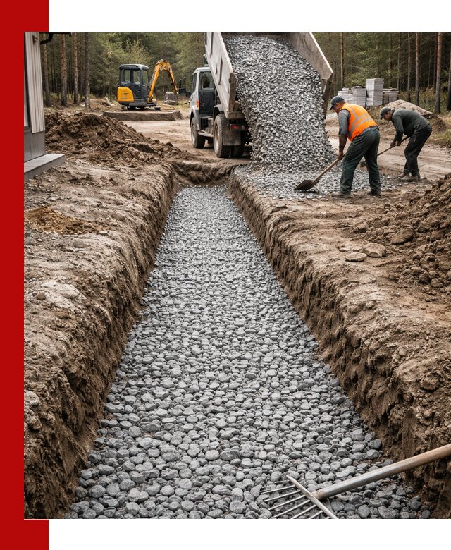 Щебень для дренажа с доставкой в Медногорске высокого качества