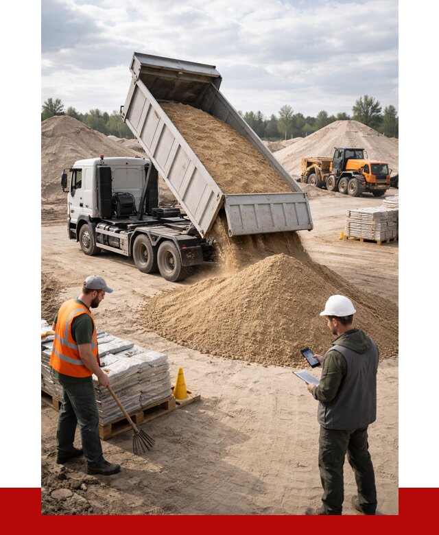 Карьерный песок с доставкой в Медногорске от 3662 р. ПРОНЕРУДМдн