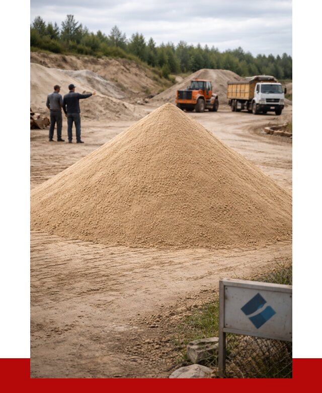 Карьерный песок навалом в Медногорске от 1831 р. | ПРОНЕРУДМдн