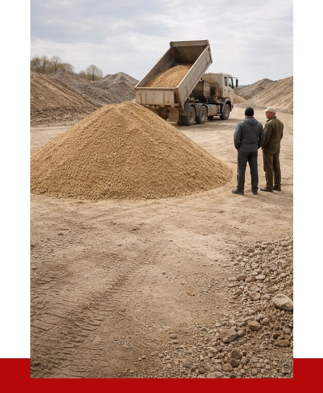 Карьерный песок крупнозернистый в Медногорске от 8646 р | ПРОНЕРУДМдн