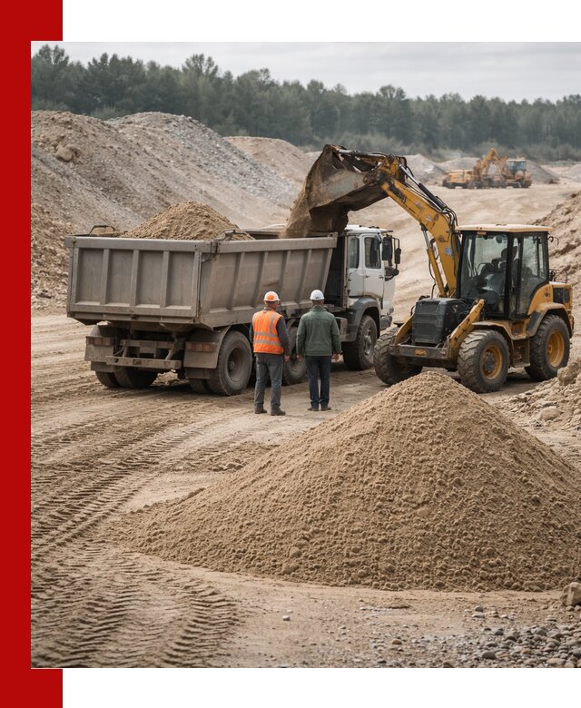 Карьерный среднезернистый песок с доставкой в Медногорске