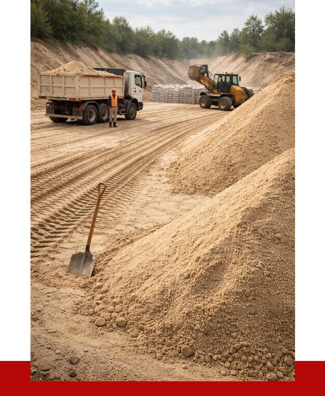 Карьерный песок мелкозернистый в Медногорске от 9155 р. | ПРОНЕРУДМдн