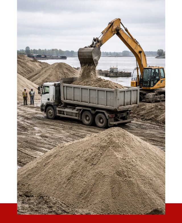 Купить речной песок навалом в Медногорске от 1831 р., ПРОНЕРУДМдн