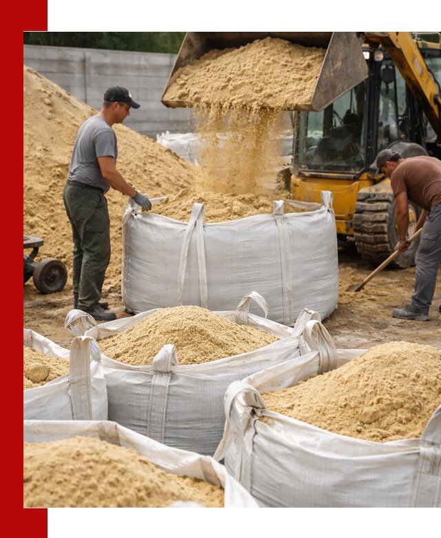 Поставка качественного песка для кладки в Медногорске