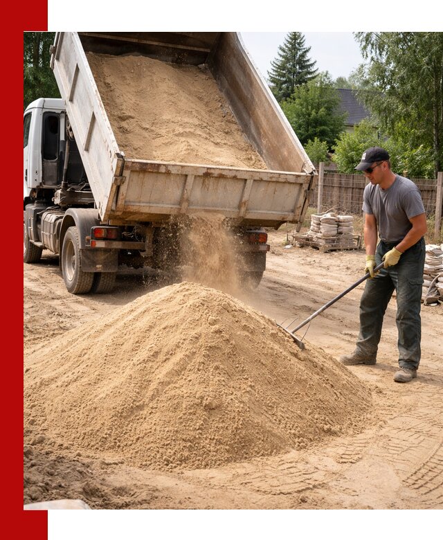 Доставка сухого песка самосвалами в Медногорске