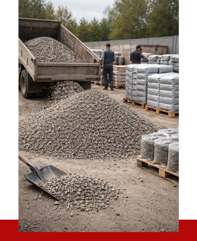 Гравий фракция 5-20 в Медногорске купить от 2340 р. ПРОНЕРУДМдн