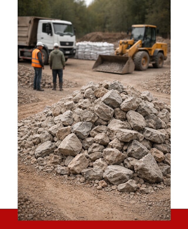 Купить бутовый камень с доставкой в Медногорске от 2340 р. | ПРОНЕРУДМдн