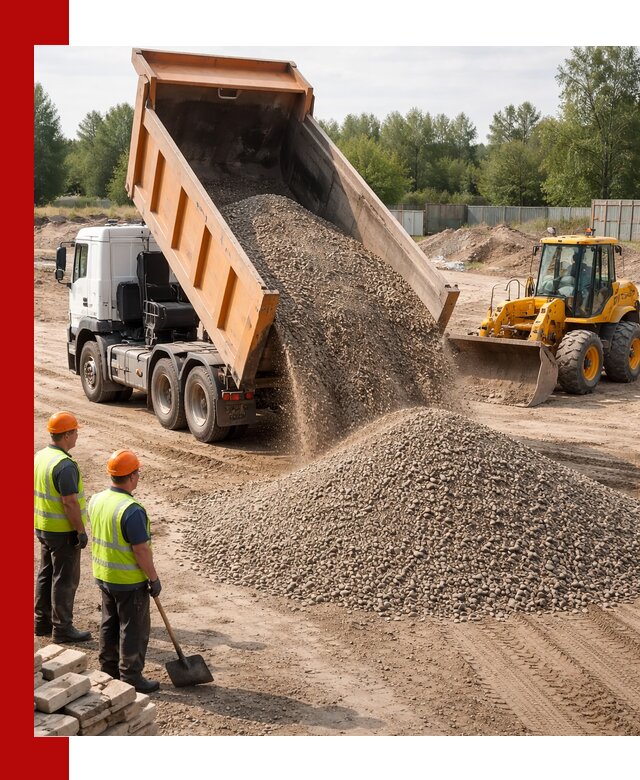 Доставка щебёночно-песчаной смеси ЩПС С7 в Медногорске