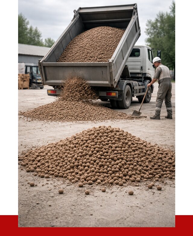 Керамзит с доставкой в Медногорске от 4272 р. за м3 | ПРОНЕРУДМдн