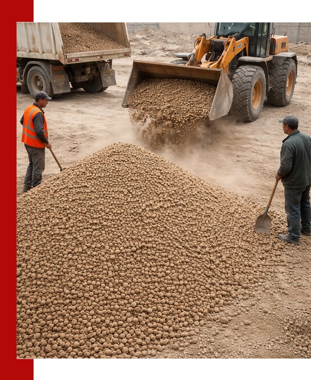 Керамзит фракция 10-20 с доставкой в Медногорске