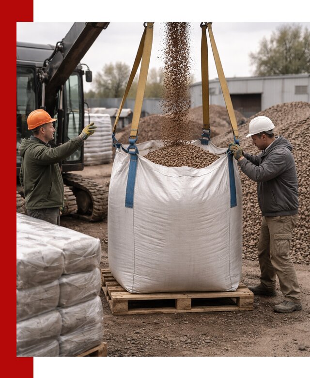 Керамзит в биг-бегах с доставкой в Медногорске