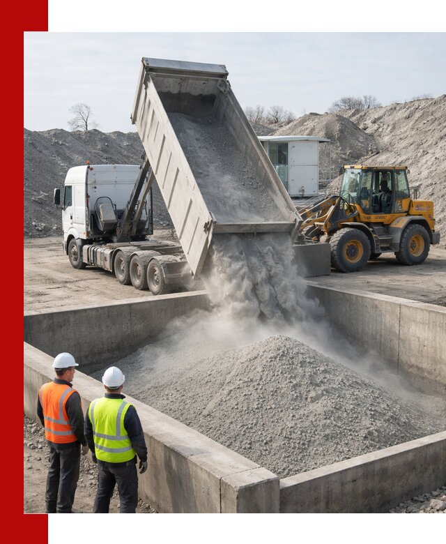 Доставка цемента навалом в Медногорске крупными партиями