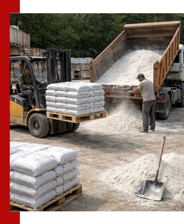 Доставка строительной извести оптом и в розницу в Медногорске