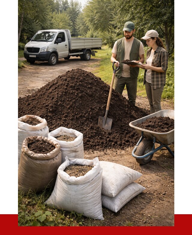 Купить грунт с доставкой в Медногорске от 4577 р. за м3 | ПРОНЕРУДМдн