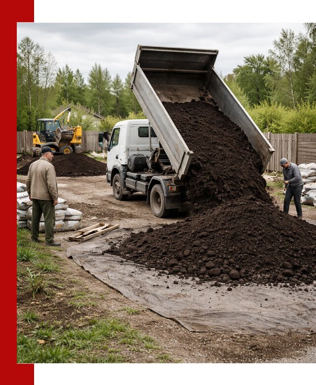 Доставка качественного почвогрунта в Медногорске оптом и в розницу