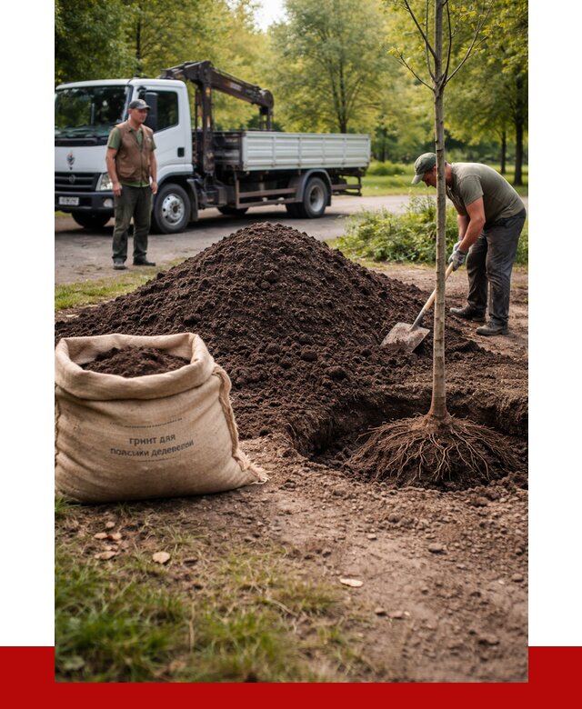 Грунт для посадки деревьев в Медногорске от 1221 р. | ПРОНЕРУДМдн