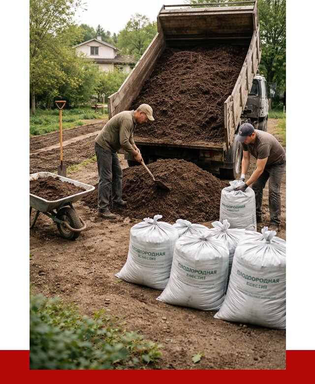 Плодородная смесь в Медногорске от 4272 р./куб с доставкой | ПРОНЕРУДМдн