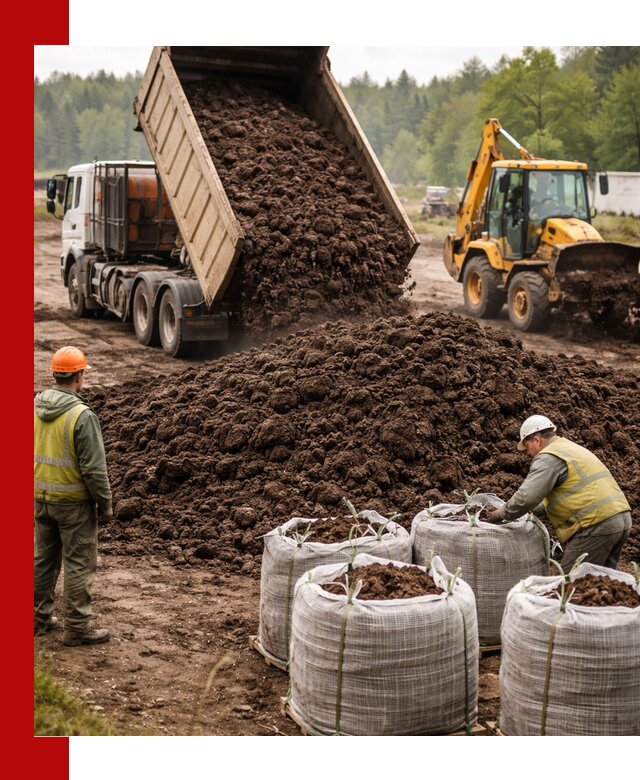 Доставка нейтрального торфа в Медногорске оптом и в розницу