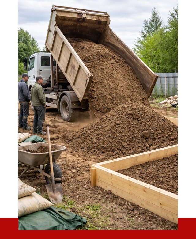 Торфо песчаная смесь в Медногорске с доставкой от 1882 р. | ПРОНЕРУДМдн