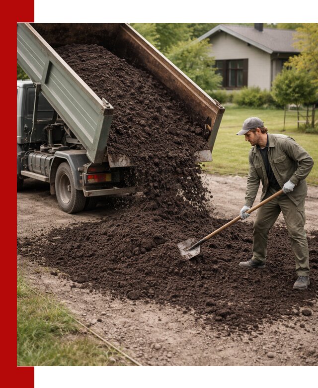 Чернозем для газона с доставкой в Медногорске быстро и качественно