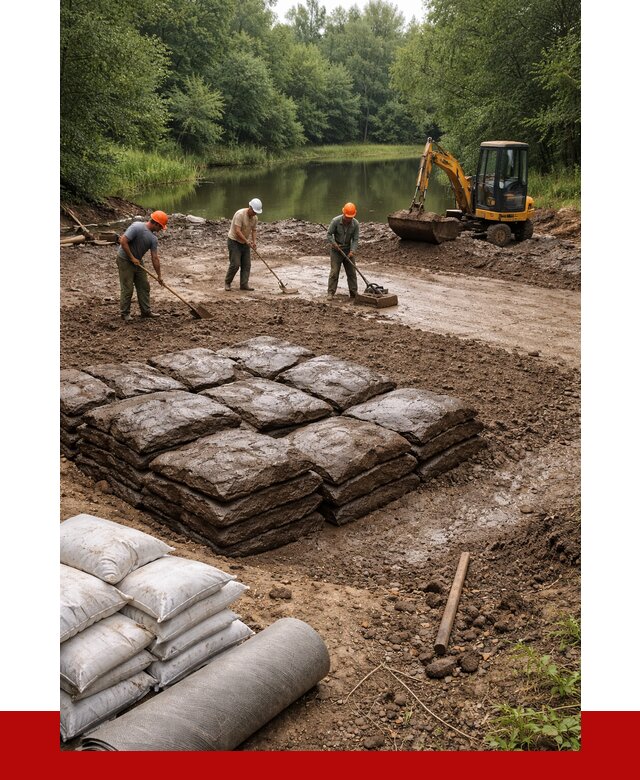 Купить глину для пруда в Медногорске от 4577 р. с доставкой | ПРОНЕРУДМдн