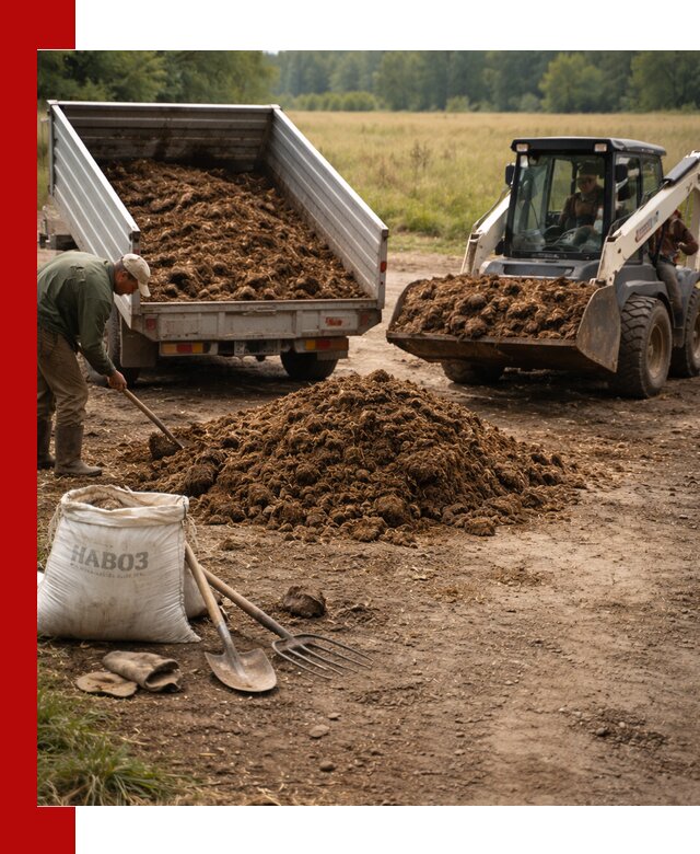 Доставка конского навоза в Медногорске с разгрузкой и доставкой на объект