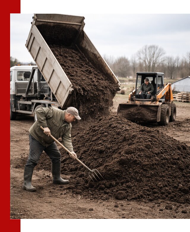Доставка и продажа перегноя в Медногорске быстро и дешево