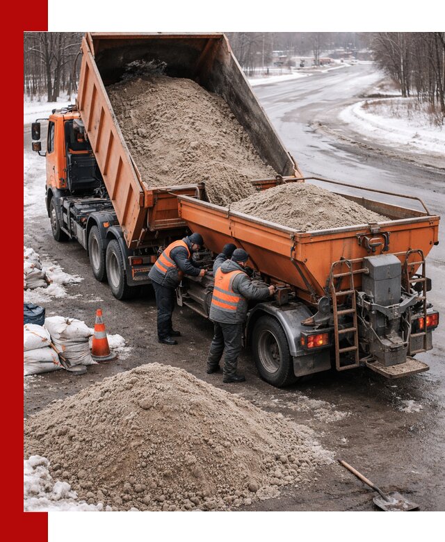 Поставка и вывоз пескосоля в Медногорске оптом и в розницу