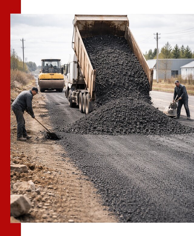 Асфальтовая крошка для дорог в Медногорске — поставка и доставка