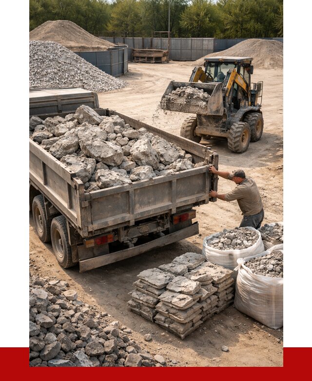 Купить бой бетона с доставкой в Медногорске от 4883 р. | ПРОНЕРУДМдн