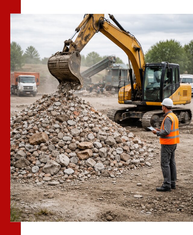 Доставка и вывоз строительного боя в Медногорске