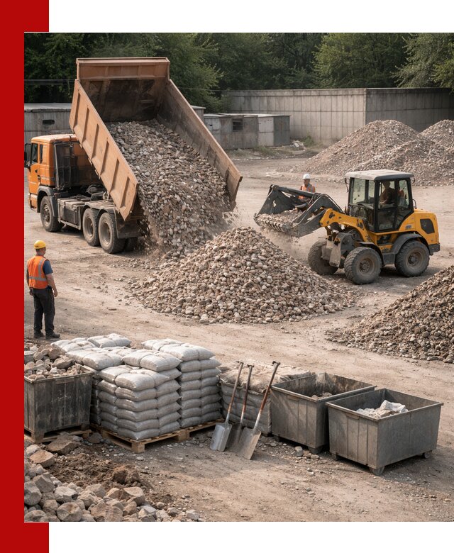 Вторичные материалы для отсыпки в Медногорске — поставка и доставка