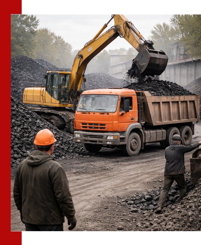 Доставка угля автотранспортом в Медногорске быстро и выгодно