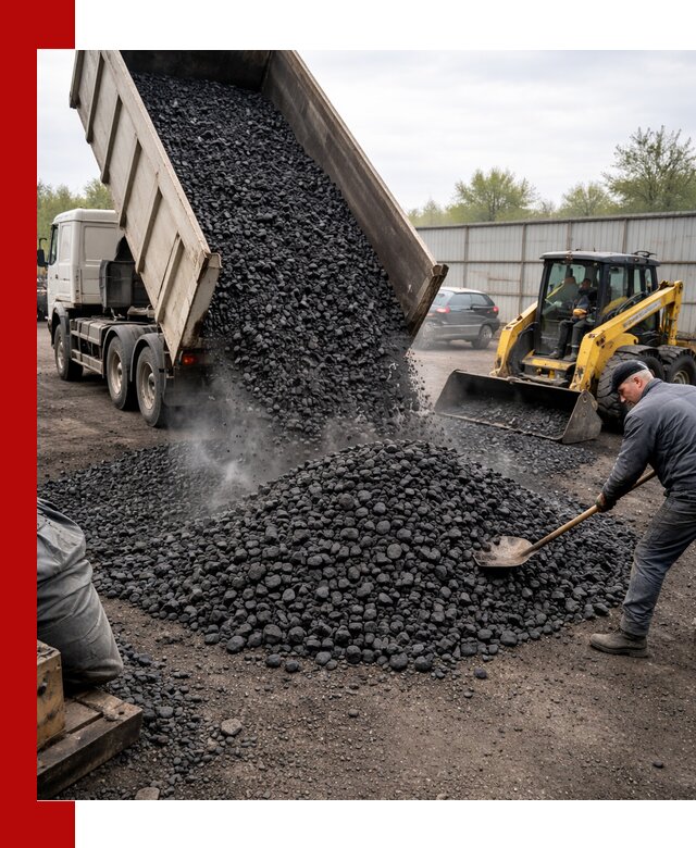 Доставка угля орех в Медногорске оптом и в розницу