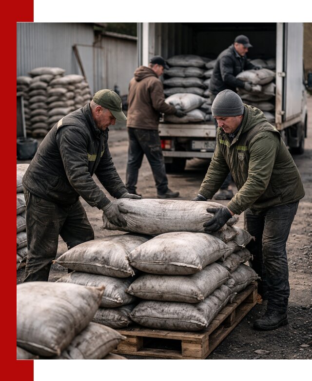 Доставка угля в мешках по выгодным ценам в Медногорске