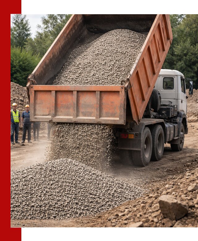 Доставка сыпучих материалов самосвалом в Медногорске быстро и надежно